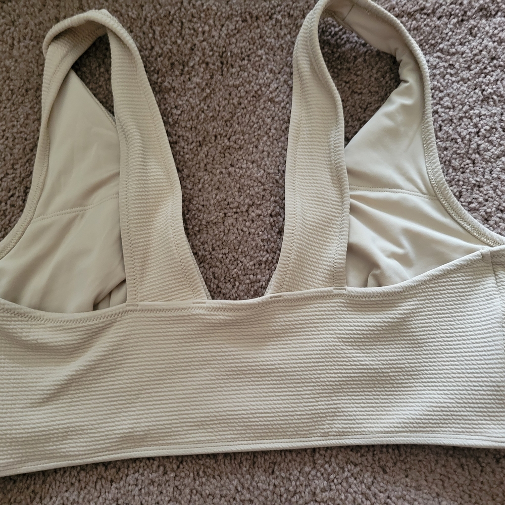 Beige Ribbed Two-Piece Set Bikini - Picture 6 of 7
